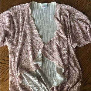 LuLaRoe mauve floral Shirley